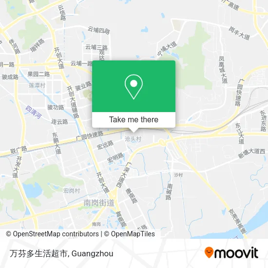 万芬多生活超市 map