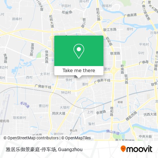 雅居乐御景豪庭-停车场 map
