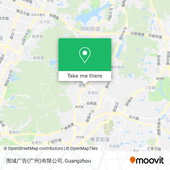 围城广告(广州)有限公司 map