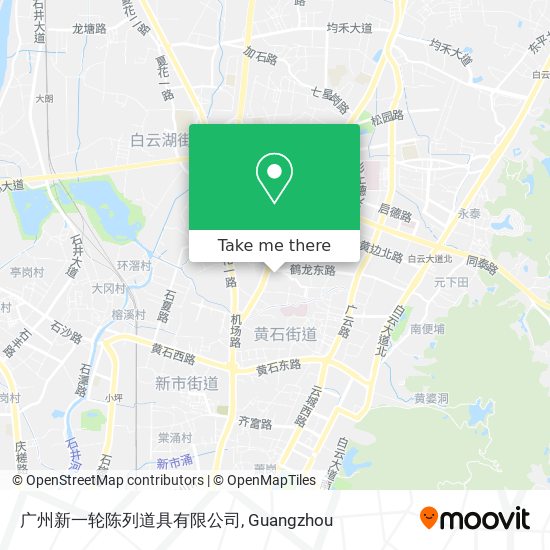 广州新一轮陈列道具有限公司 map