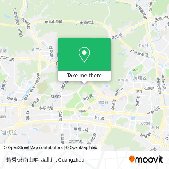 越秀·岭南山畔-西北门 map