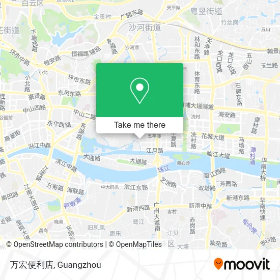 万宏便利店 map