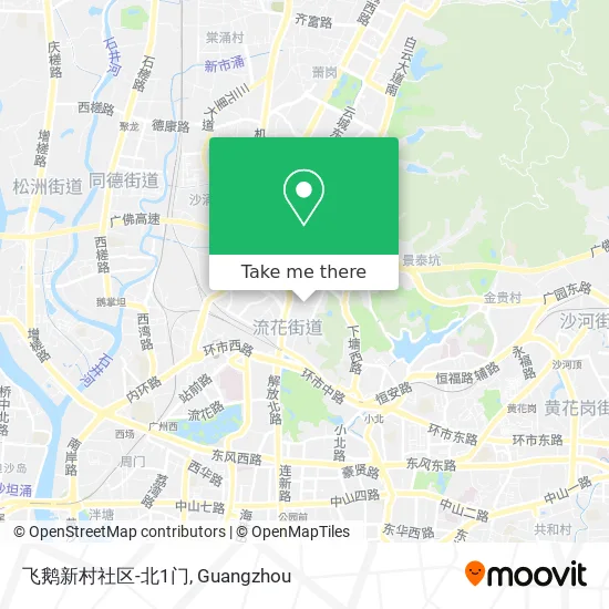 飞鹅新村社区-北1门 map