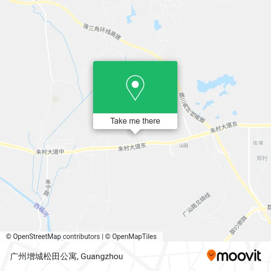 广州增城松田公寓 map