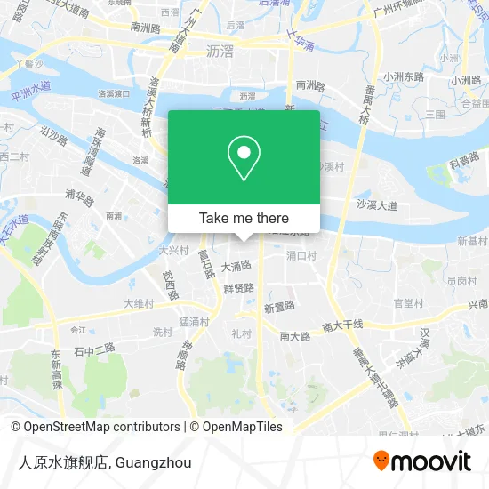 人原水旗舰店 map