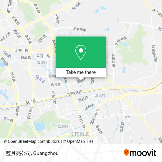 蓝月亮公司 map