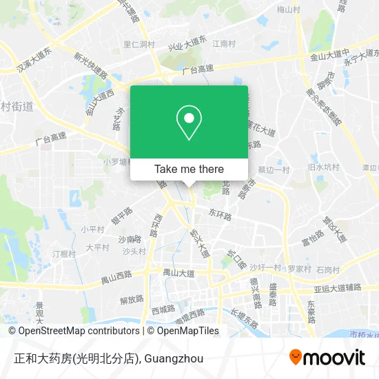 正和大药房(光明北分店) map