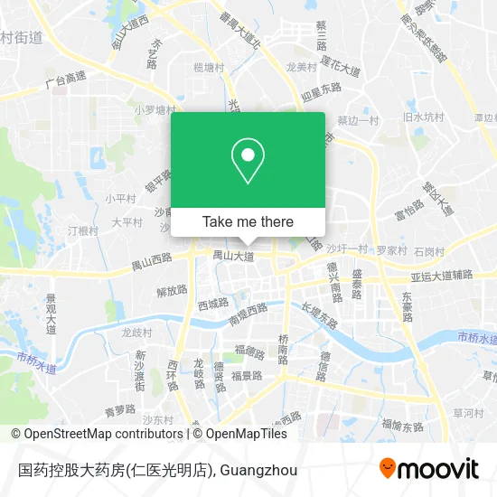 国药控股大药房(仁医光明店) map