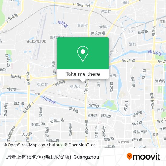 愿者上钩纸包鱼(佛山乐安店) map