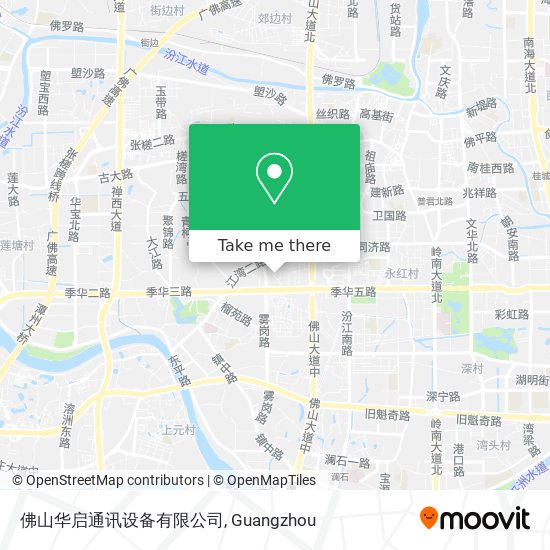 佛山华启通讯设备有限公司 map