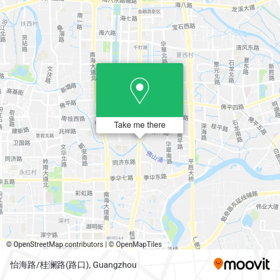 怡海路/桂澜路(路口) map