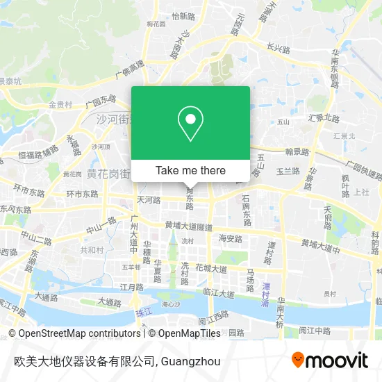 欧美大地仪器设备有限公司 map