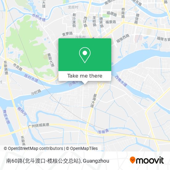 南60路(北斗渡口-榄核公交总站) map