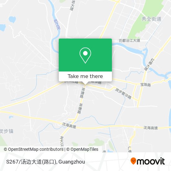 S267/汤边大道(路口) map
