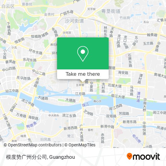 模度势广州分公司 map