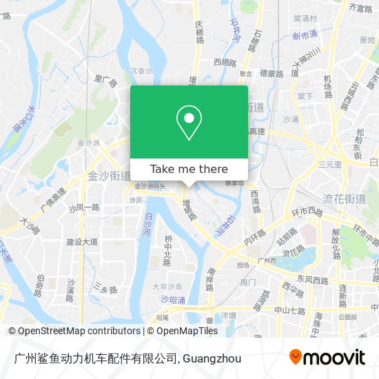 广州鲨鱼动力机车配件有限公司 map