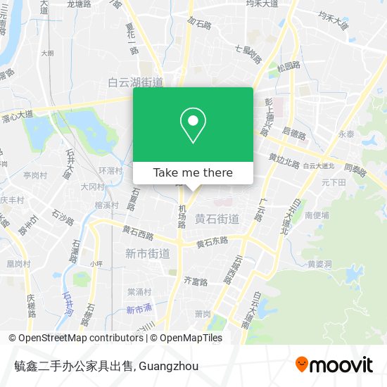 毓鑫二手办公家具出售 map
