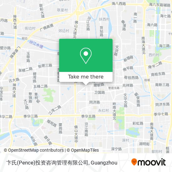 卞氏(Pence)投资咨询管理有限公司 map