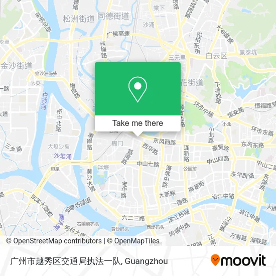 广州市越秀区交通局执法一队 map