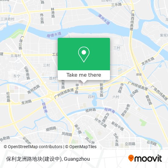保利龙洲路地块(建设中) map