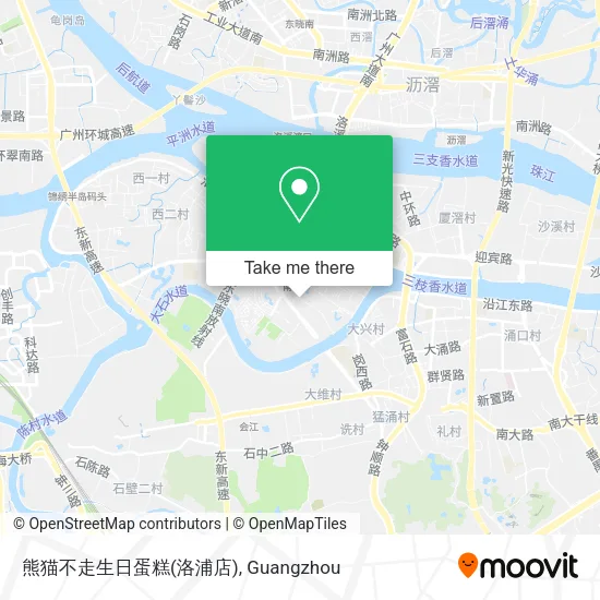 熊猫不走生日蛋糕(洛浦店) map