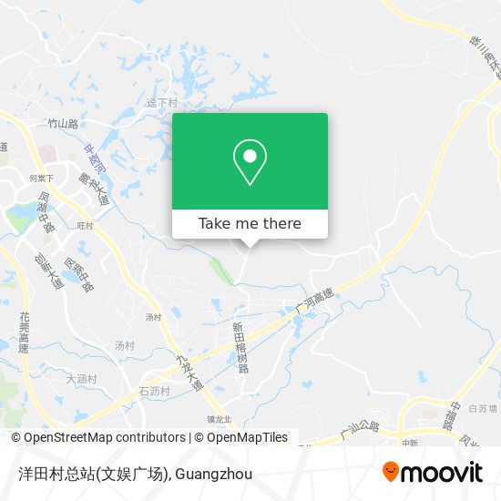 洋田村总站(文娱广场) map
