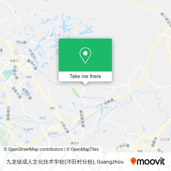 九龙镇成人文化技术学校(洋田村分校) map