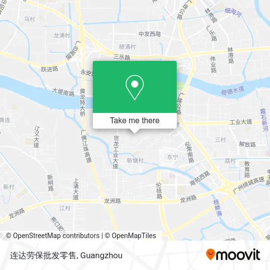 连达劳保批发零售 map