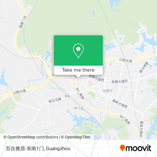百合雅居-东南1门 map