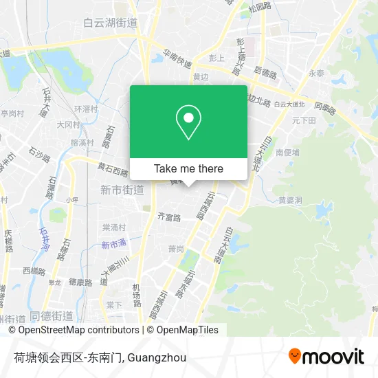 荷塘领会西区-东南门 map