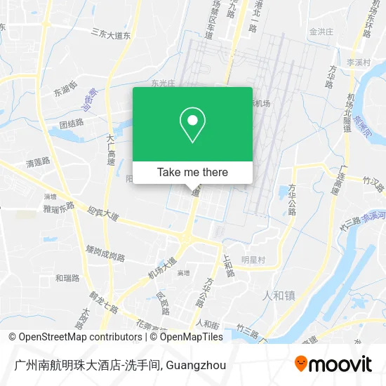 广州南航明珠大酒店-洗手间 map