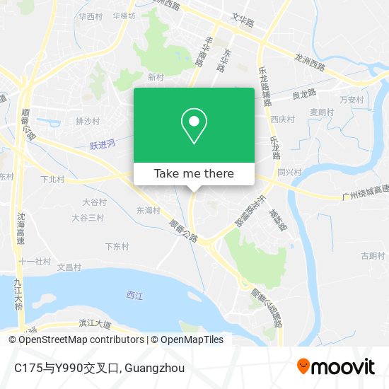 C175与Y990交叉口 map