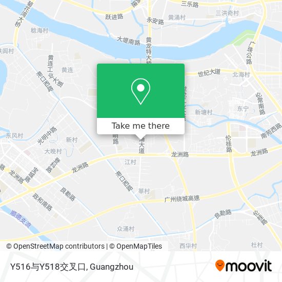 Y516与Y518交叉口 map