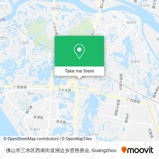 佛山市三水区西南街道洲边乡贤慈善会 map