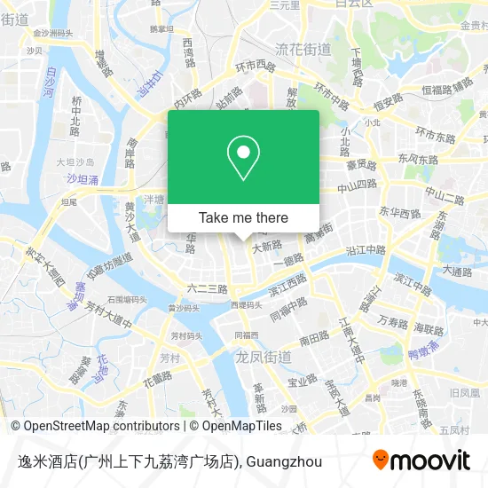 逸米酒店(广州上下九荔湾广场店) map