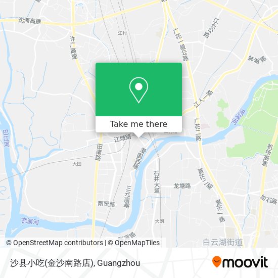 沙县小吃(金沙南路店) map