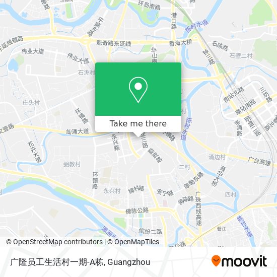 广隆员工生活村一期-A栋 map