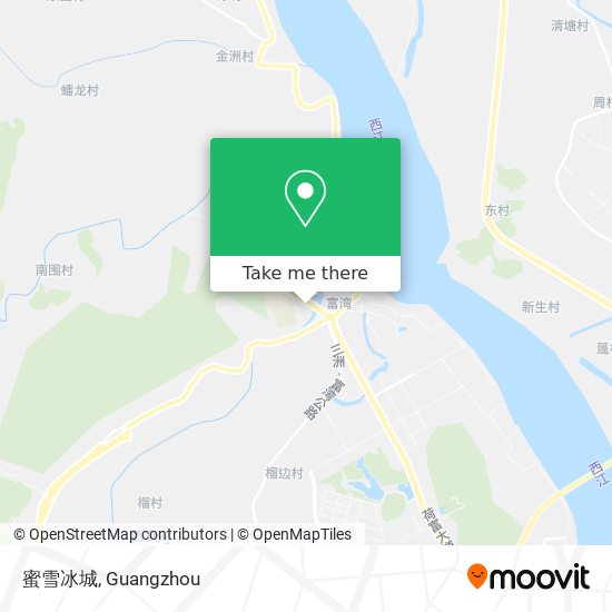 蜜雪冰城 map