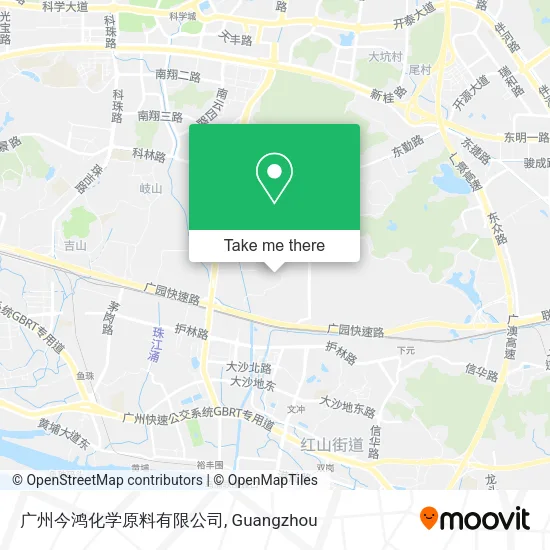 广州今鸿化学原料有限公司 map