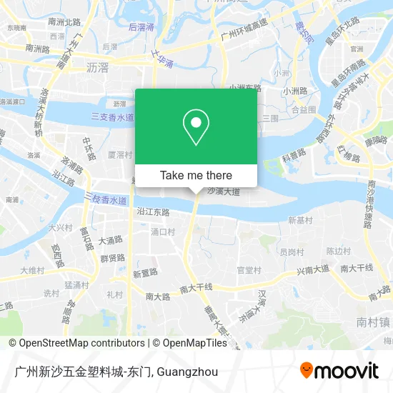 广州新沙五金塑料城-东门 map
