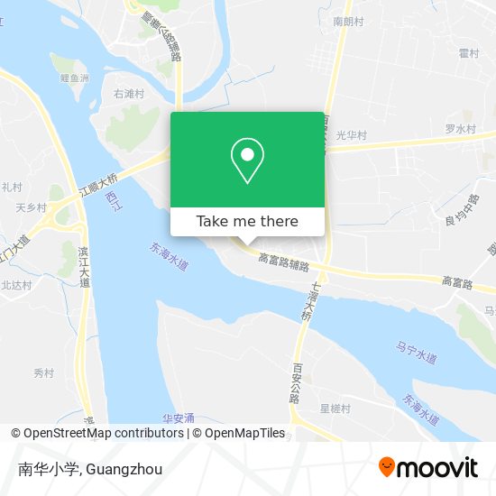 南华小学 map