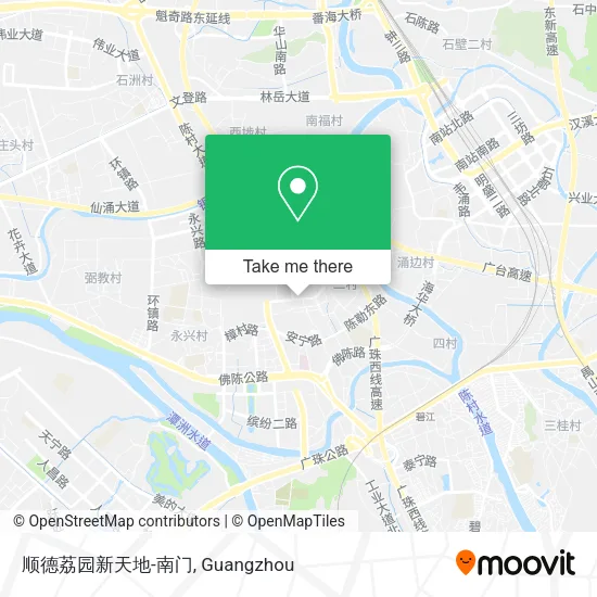 顺德荔园新天地-南门 map