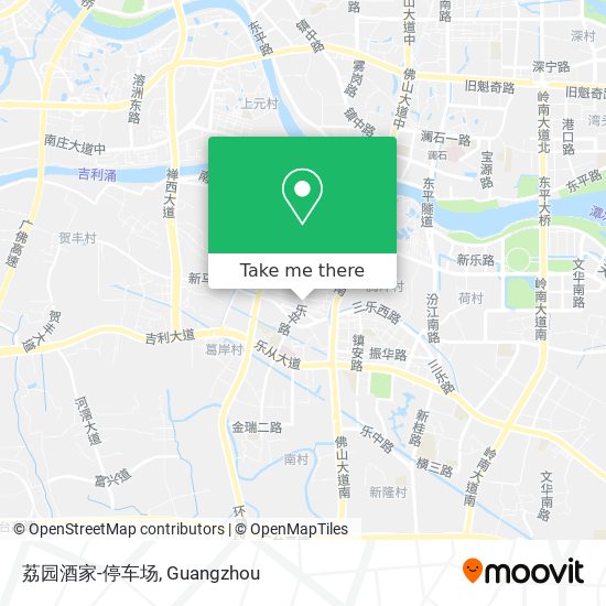 荔园酒家-停车场 map