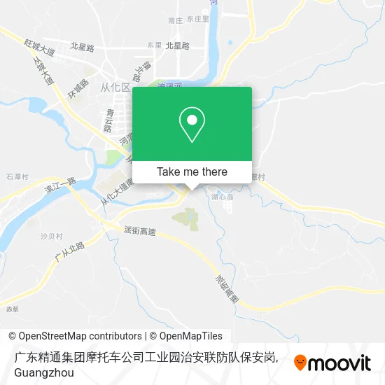 广东精通集团摩托车公司工业园治安联防队保安岗 map