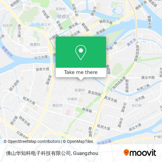 佛山华知科电子科技有限公司 map