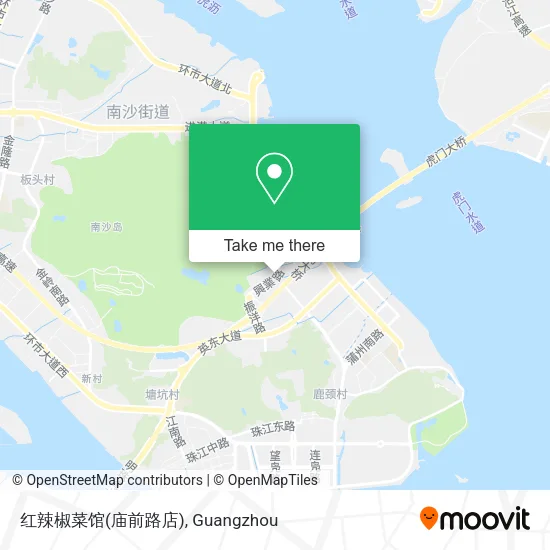 红辣椒菜馆(庙前路店) map