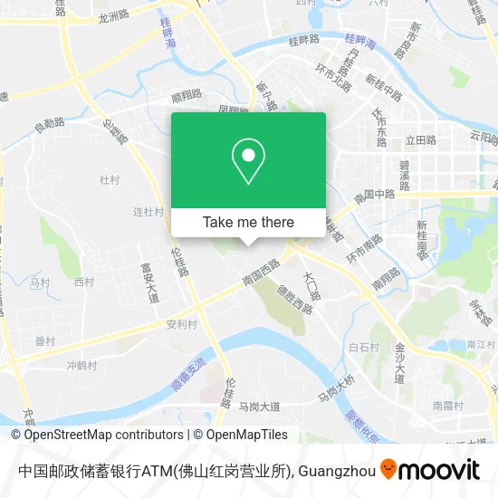 中国邮政储蓄银行ATM(佛山红岗营业所) map