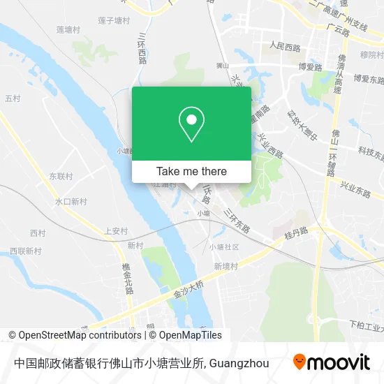 中国邮政储蓄银行佛山市小塘营业所 map