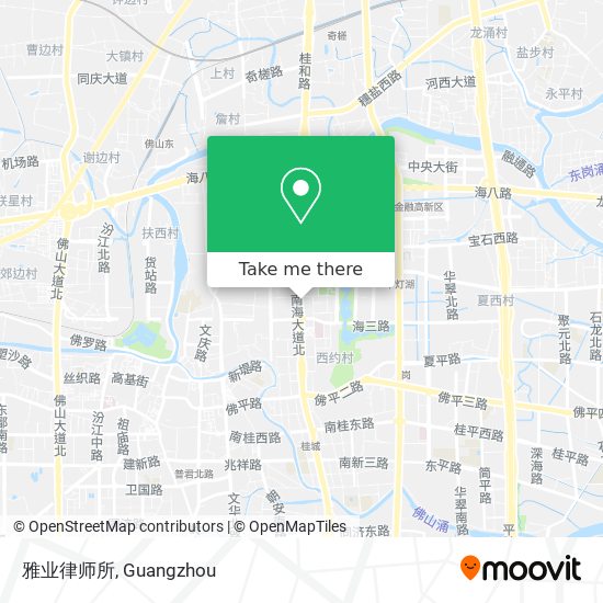 雅业律师所 map