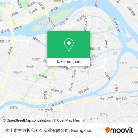 佛山市中致长和五金实业有限公司 map